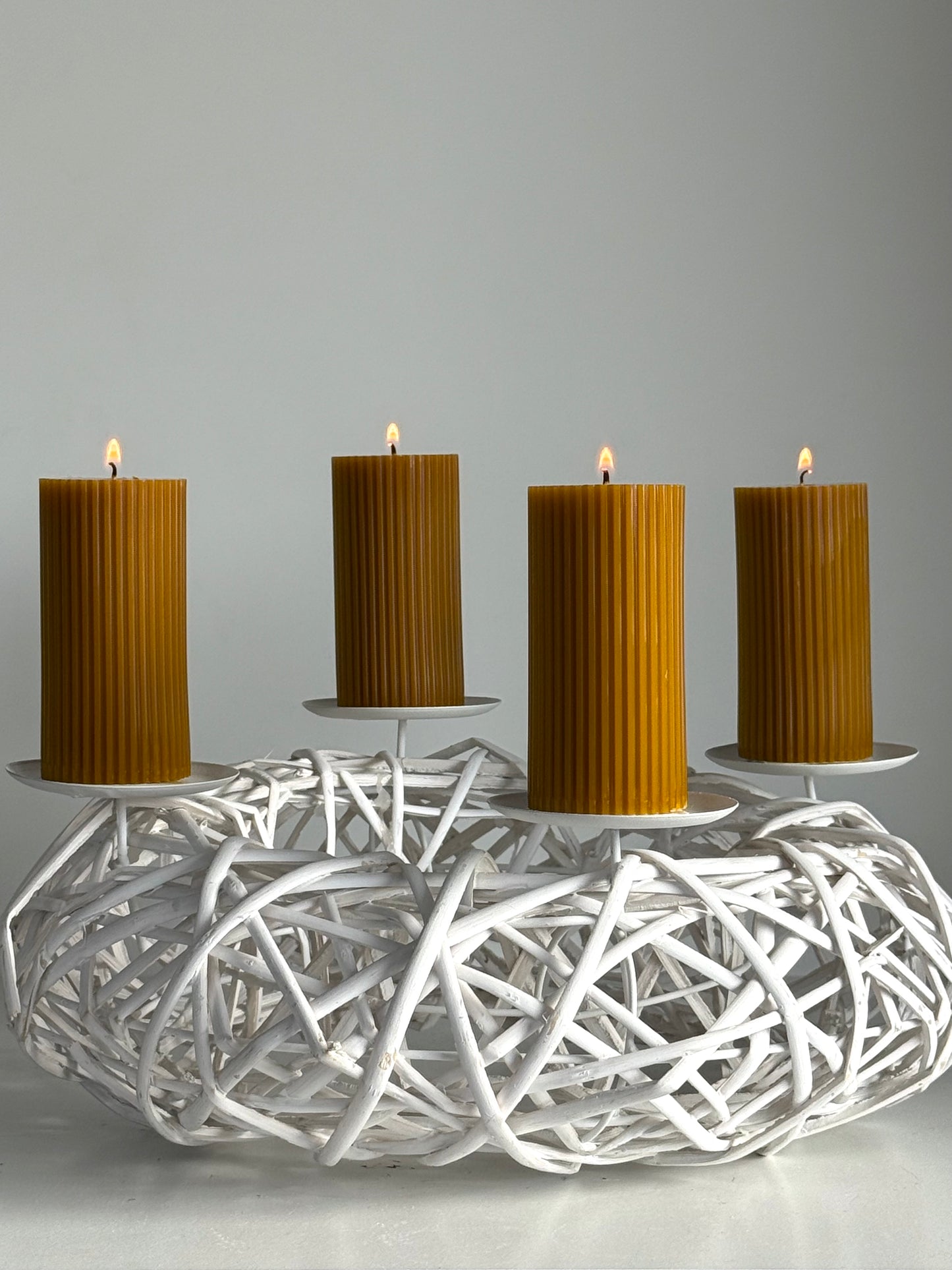Adventskranz Bienenwachs Kerzen