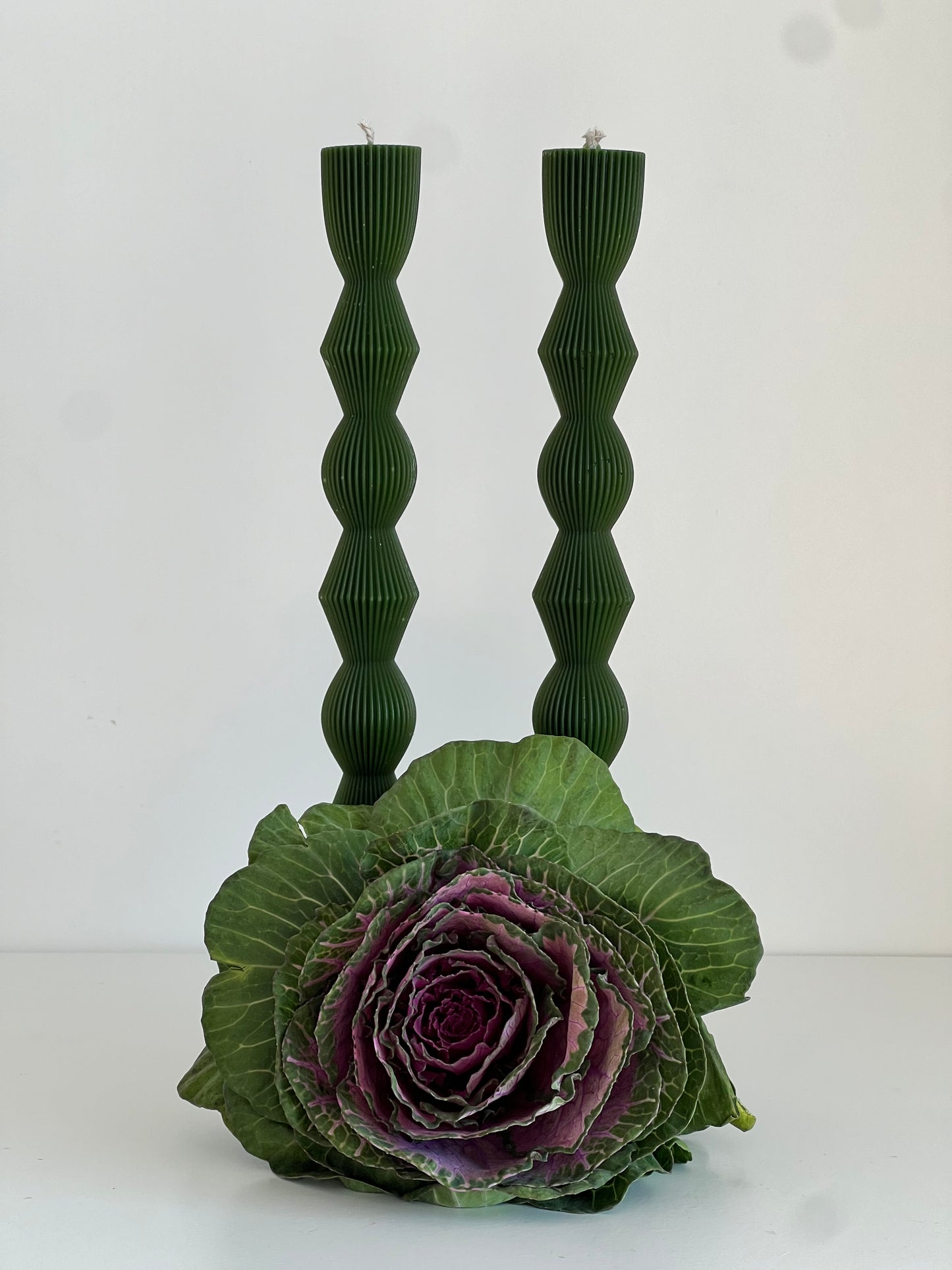 Candle MADRID Green (2x or 4x Set)