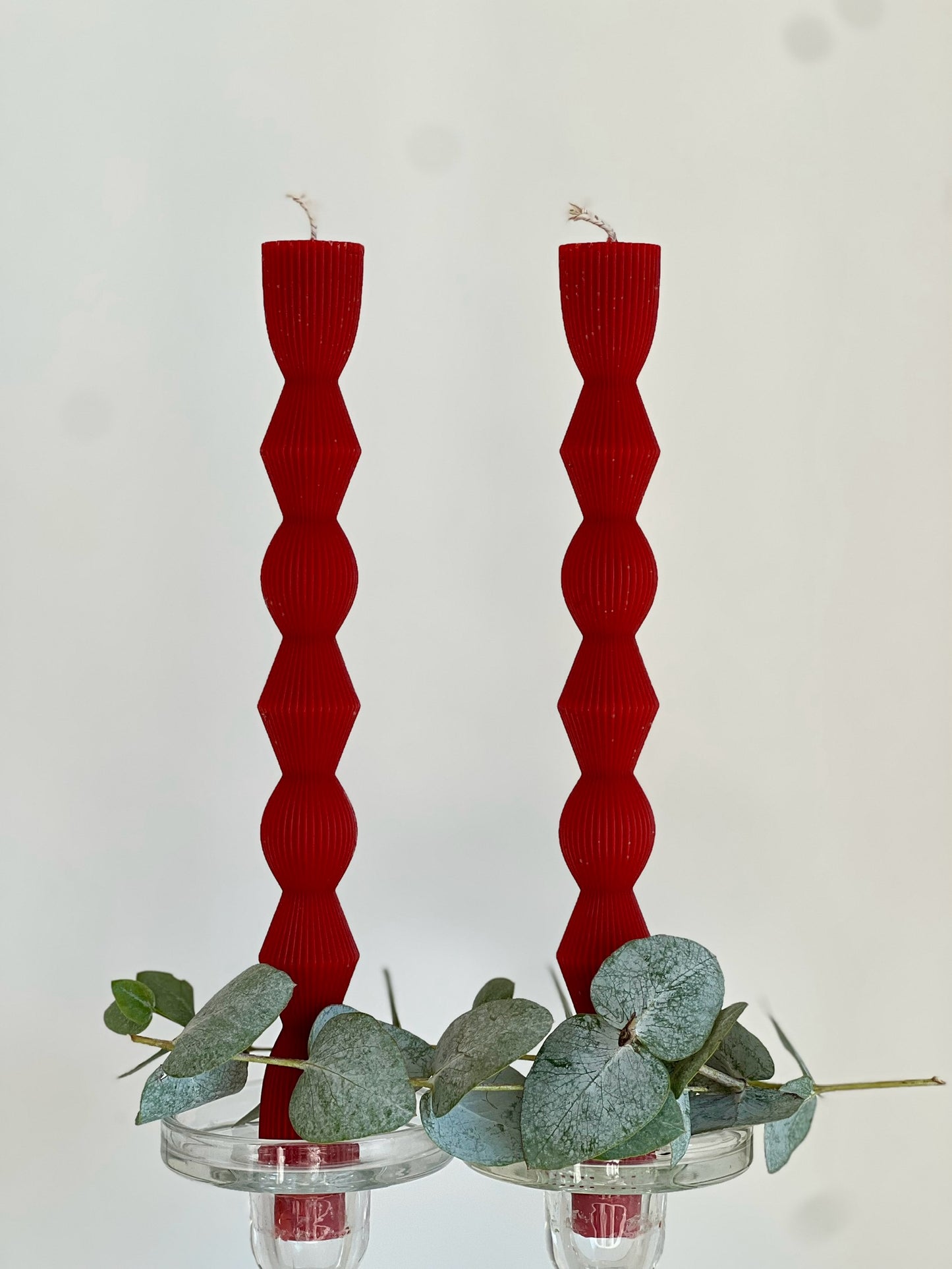 Candle MADRID Red (2x or 4x Set)