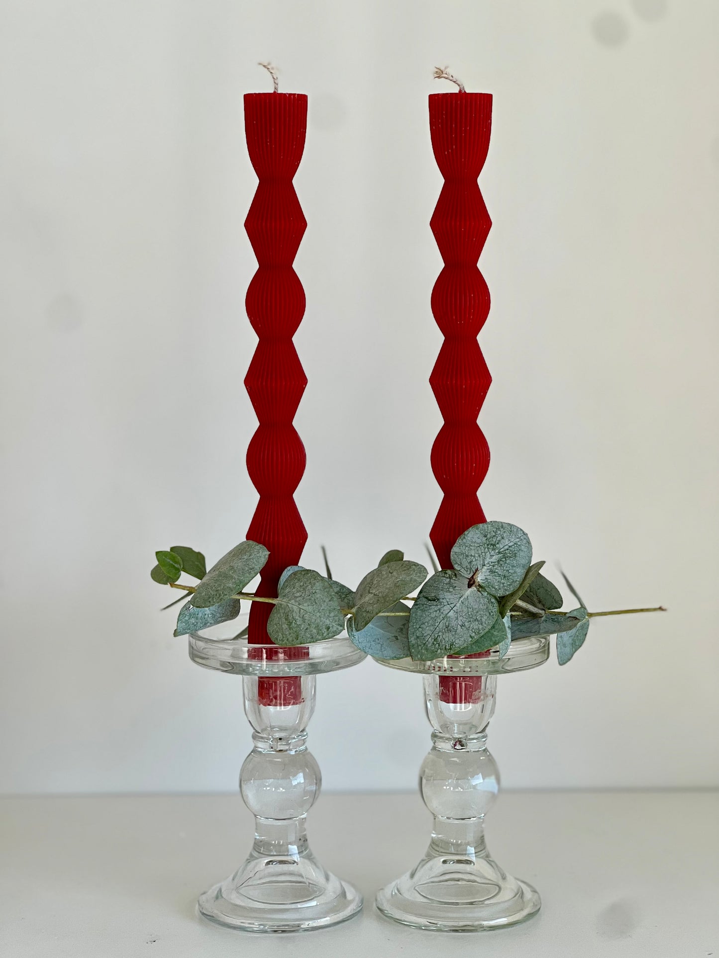 Candle MADRID Red (2x or 4x Set)