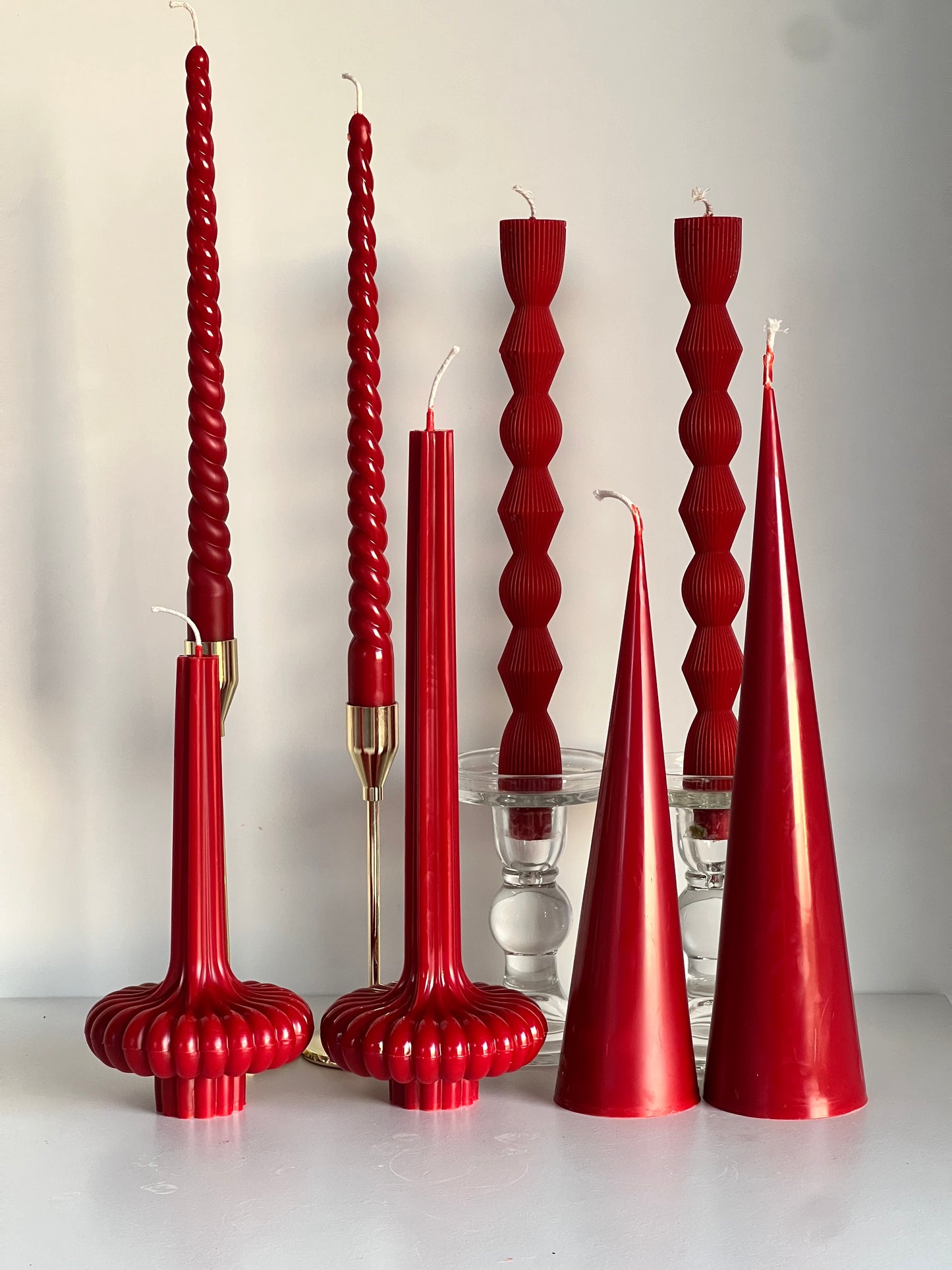 Candle PARIS Red