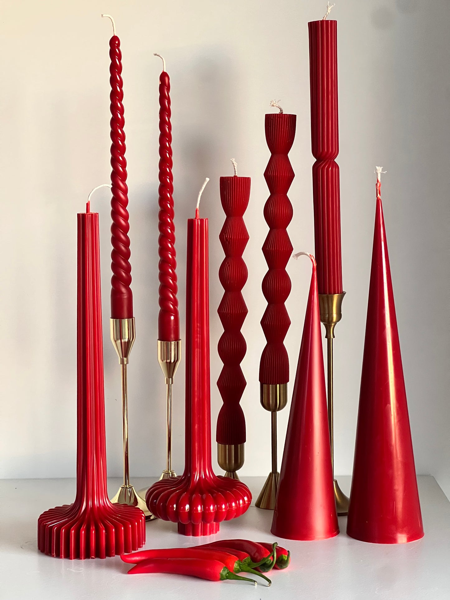 Candle BERLIN Red