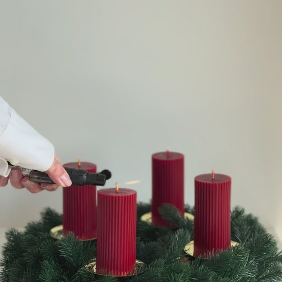 Adventskranz Kerzen für Weinachten